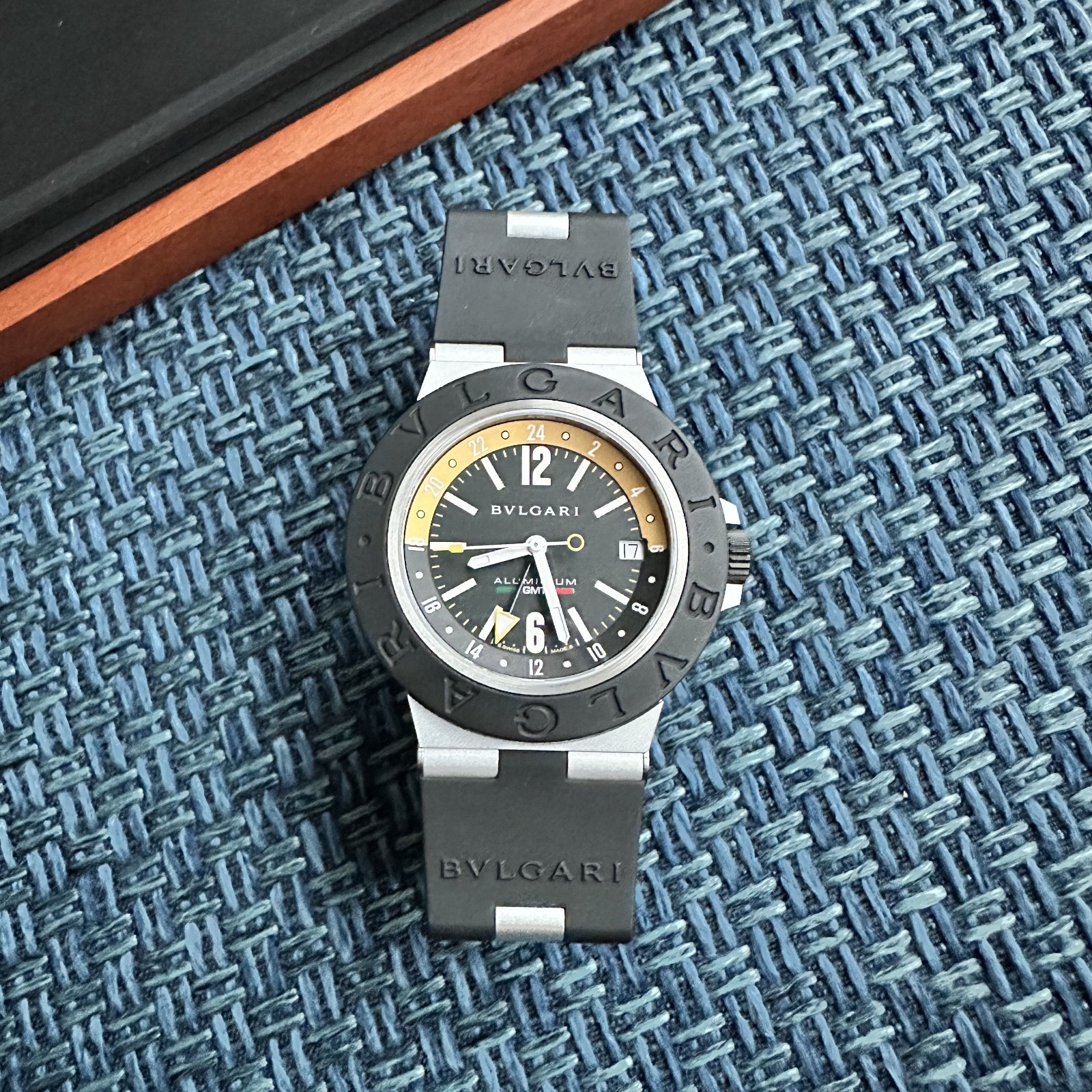 Bulgari Aluminium watch GMT Amerigo Vespucci limited