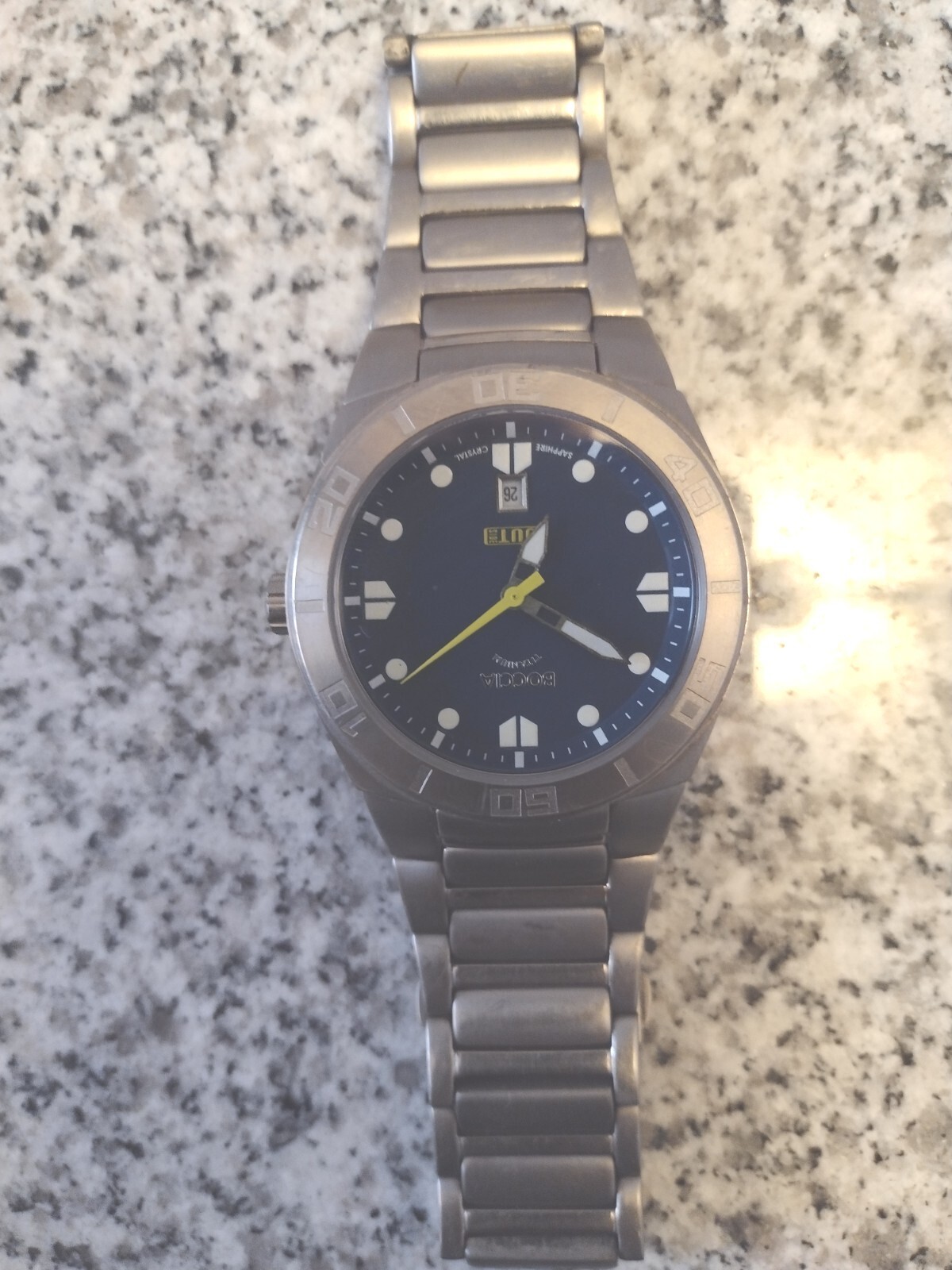 Men`s Boccia Watch. Model # 3529-02 (Battery Needed).