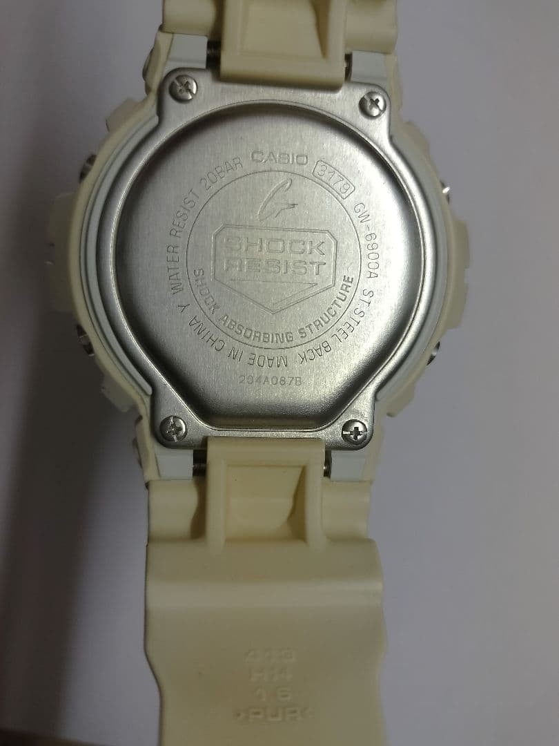CASIO G-SHOCK GW-6900A White, working condition.