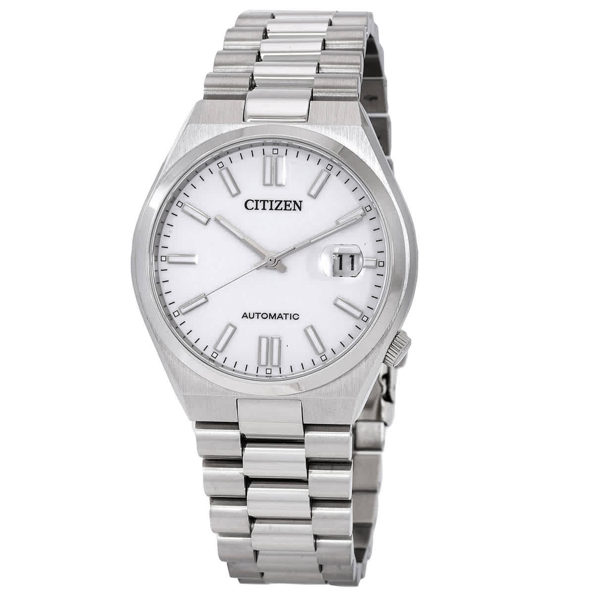 Citizen Tsuyosa Automatic White Dial Stainless Steel Men’s Watch NJ0150-81A