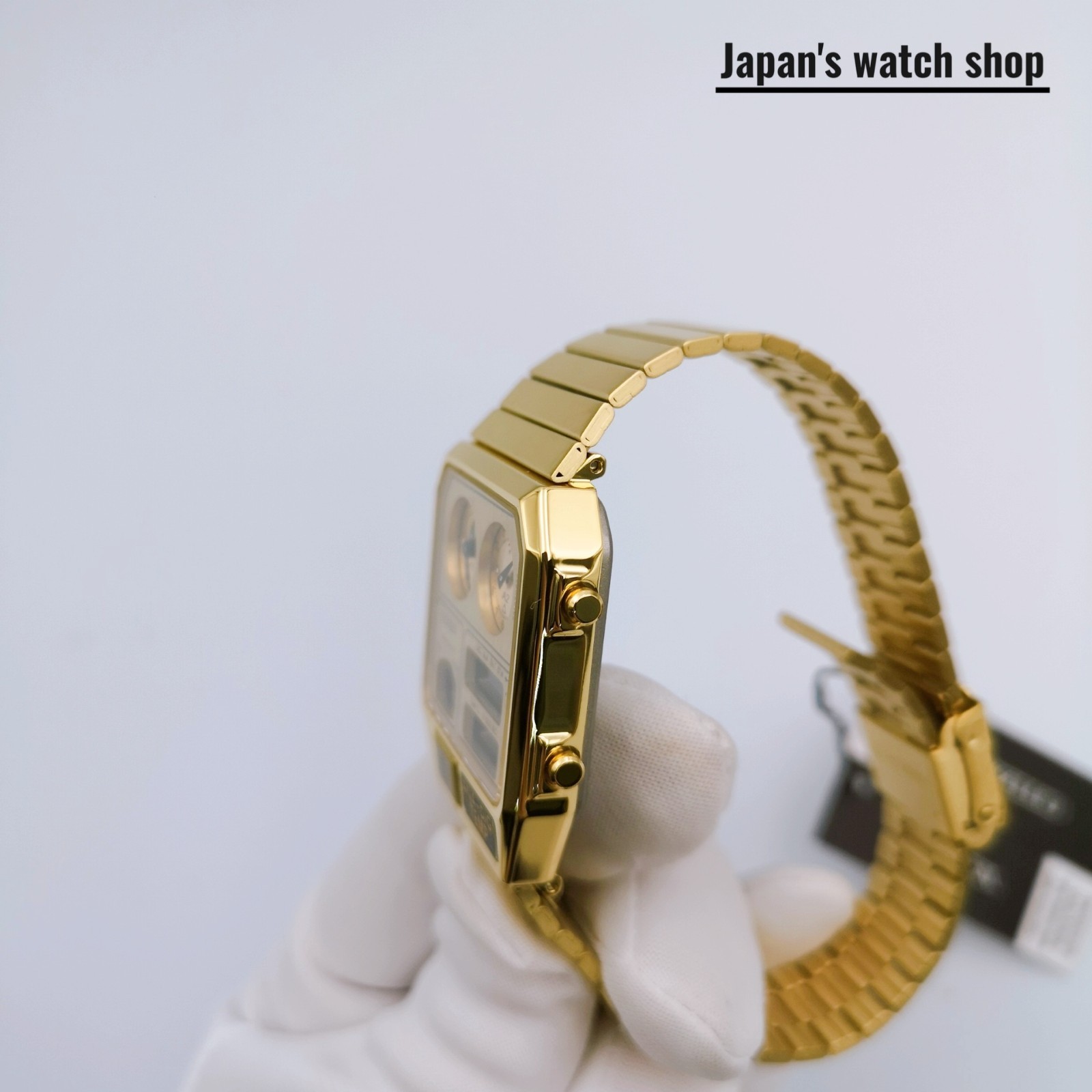 CITIZEN Record Label JG2103-56P Gold Stainless Steel Women’s Watch New in Box