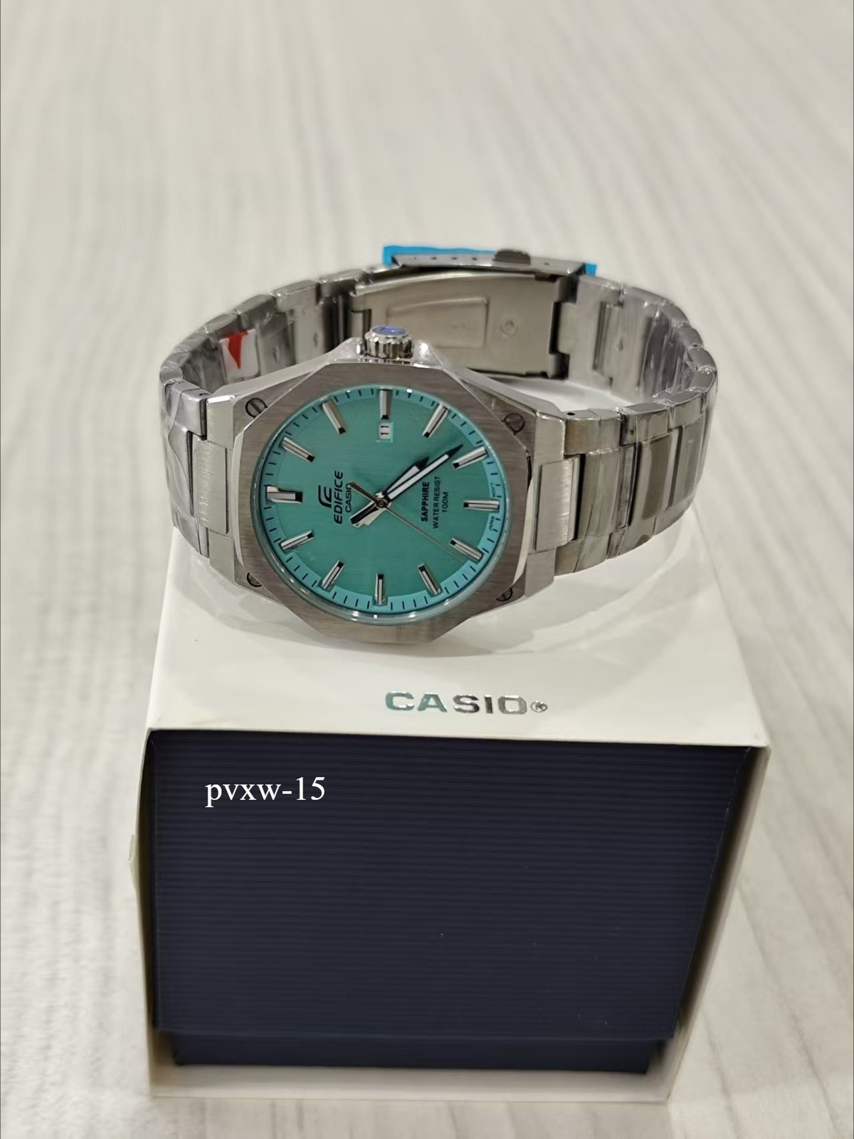 CASIO Edifce Sapphire crystal steel band Men’s watch EFR-S108D-2BV