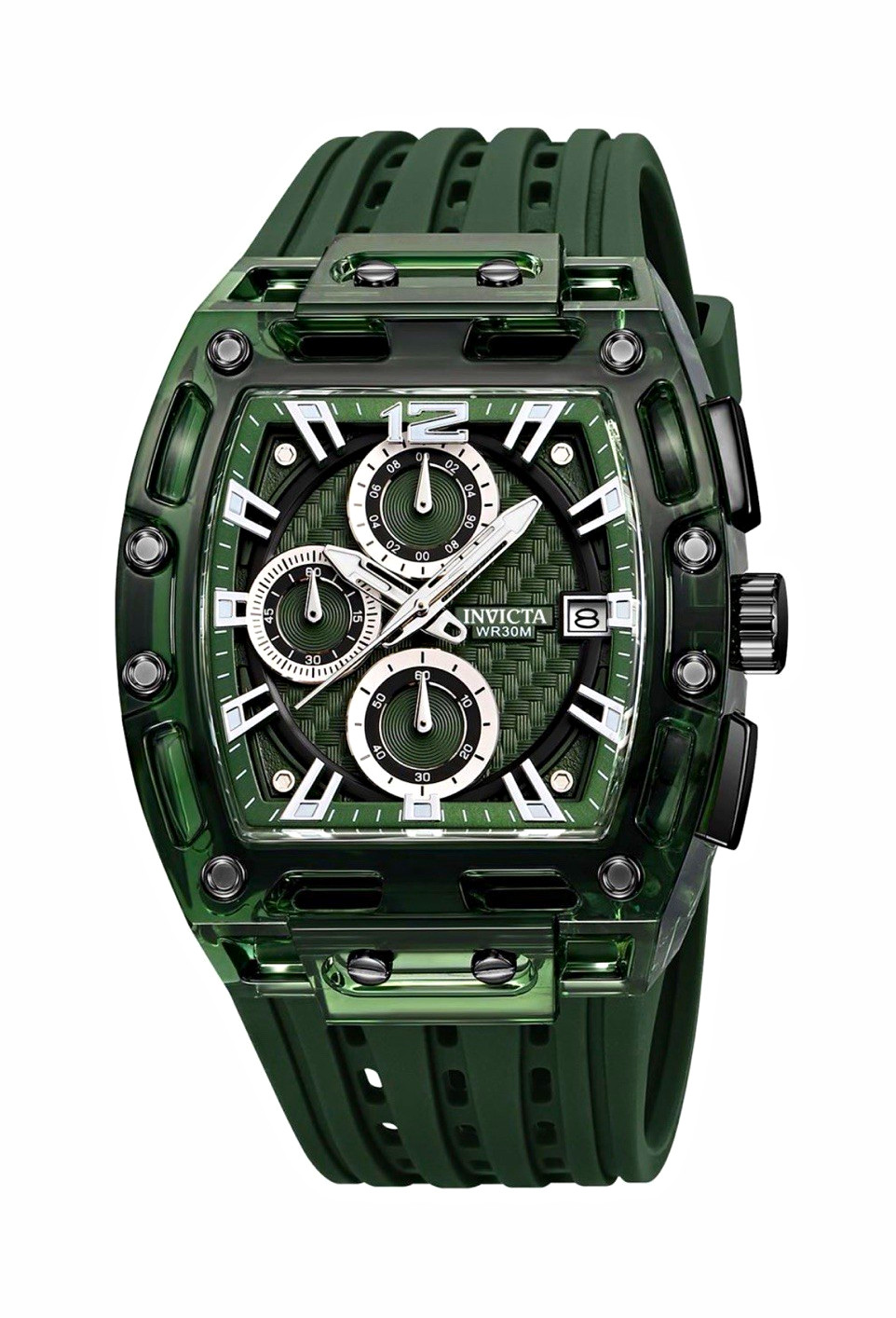 70144 – Invicta S1 Rally Allogrip Men 42mm Green Tone Case Green Metal Dial