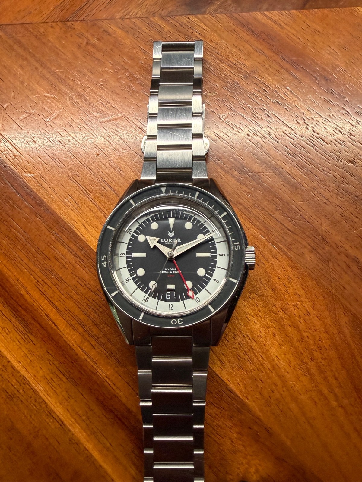Lorier Hydra SIII GMT Automatic Watch- Miyota 9075 – Flyer GMT- 41MM case