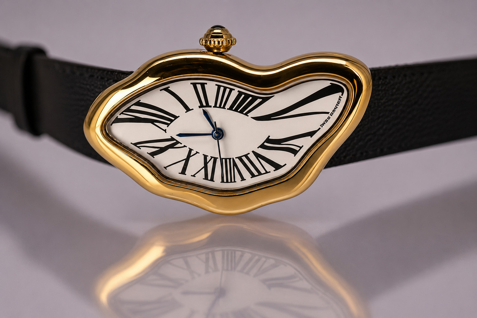Women Fuse Dial French homage persistence art twisted drippin geneve paris watch