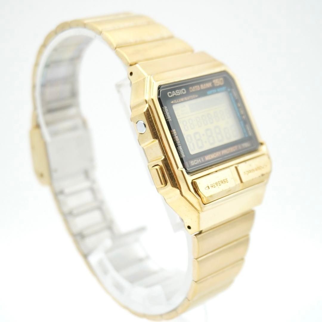 CASIO DataBank150 DB 1500 Data Bank Vintage CASIO Digital Gold