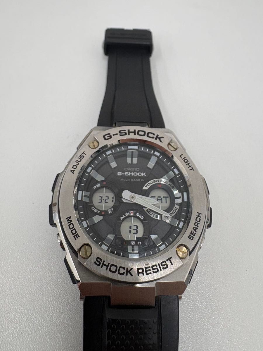 CASIO G SHOCK G STEEL MULTI BAND 6 GST W110 Radio Solar