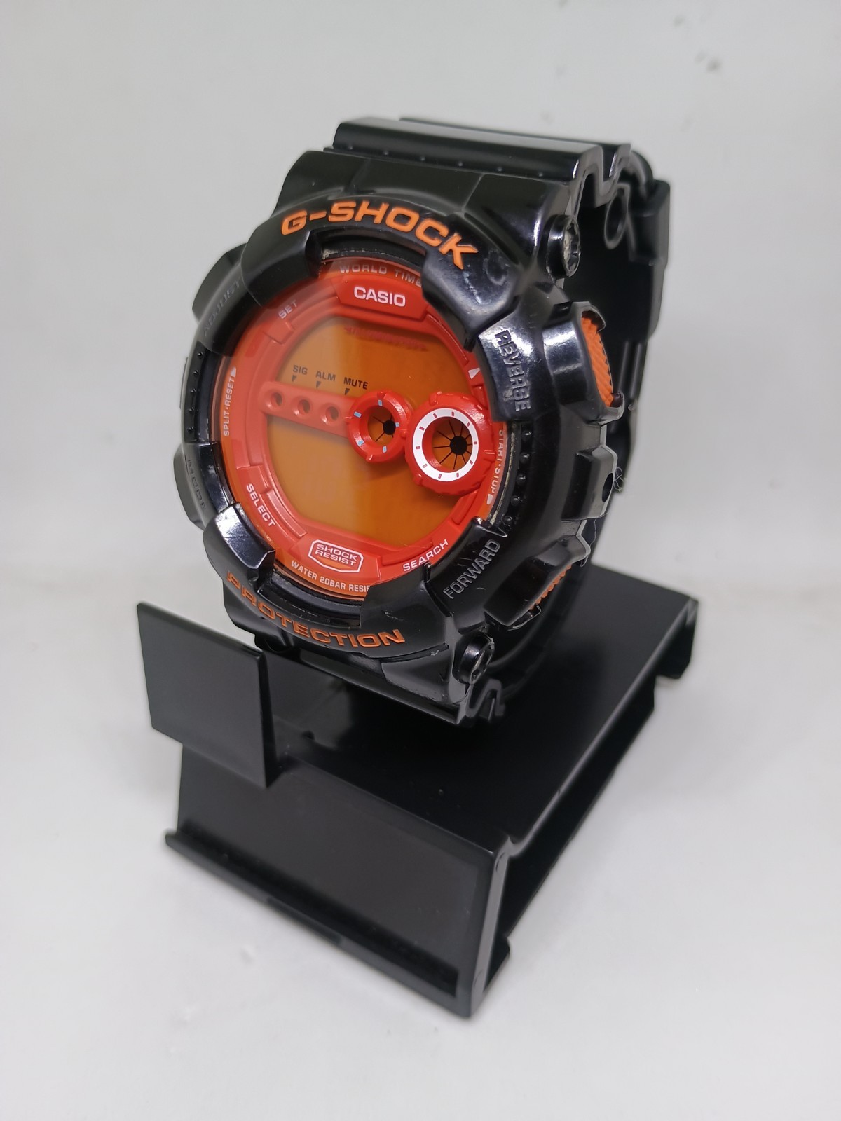 Casio G-Shock GD-100HC 3263 Black Orange Men’s Wristwatch Used