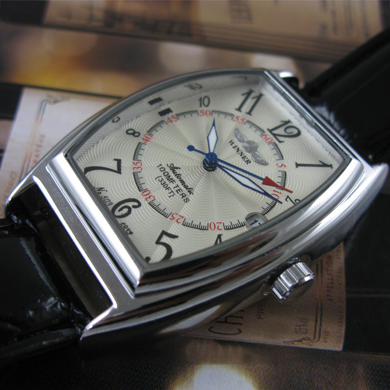 Mens Mechanical Watches Automatic AUTO Date Luxury Self-winding Sports Watch