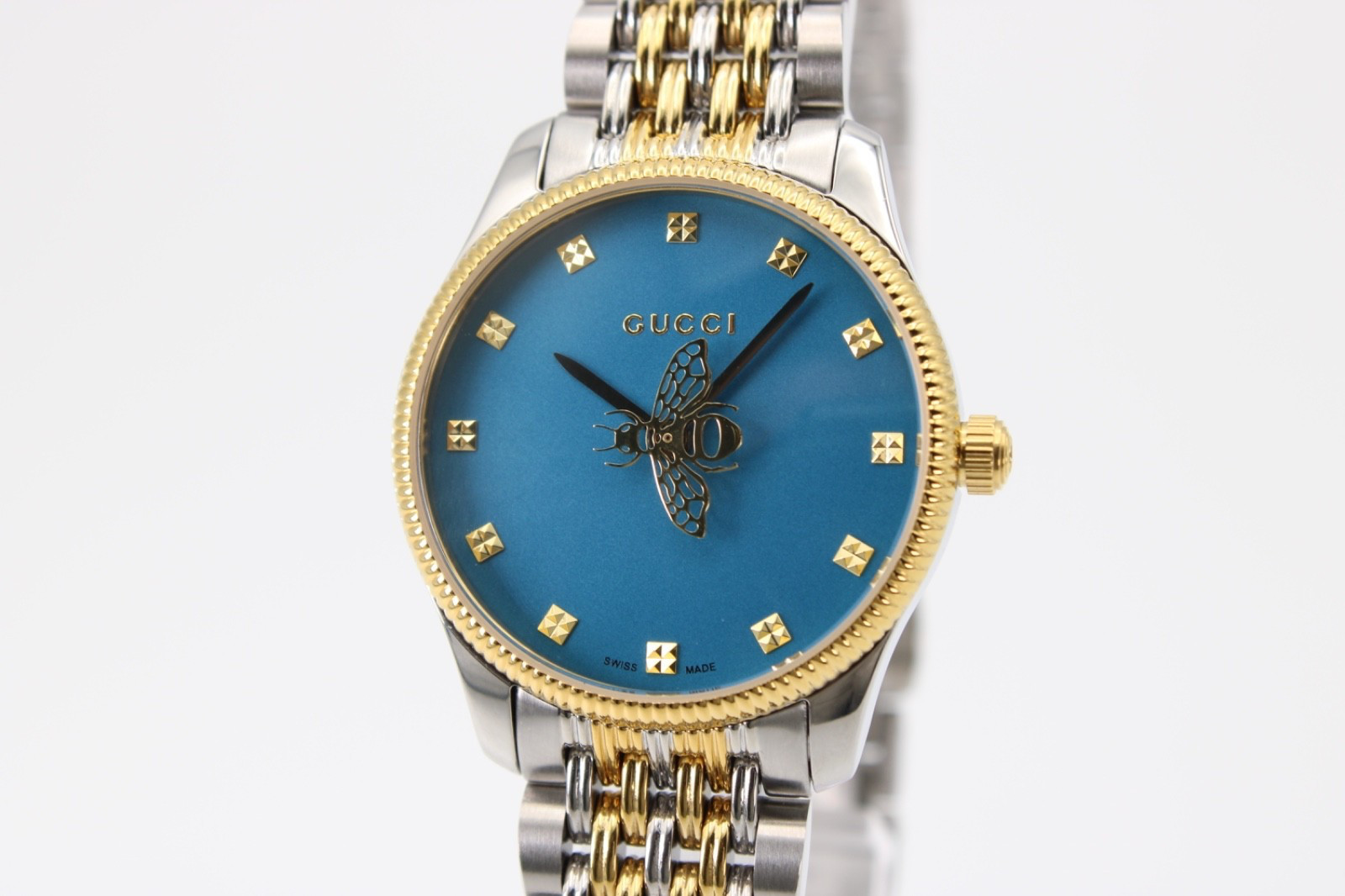GUCCI G-Timeless YA1265029 Blue Dial Quartz Women’s Watch 29mm