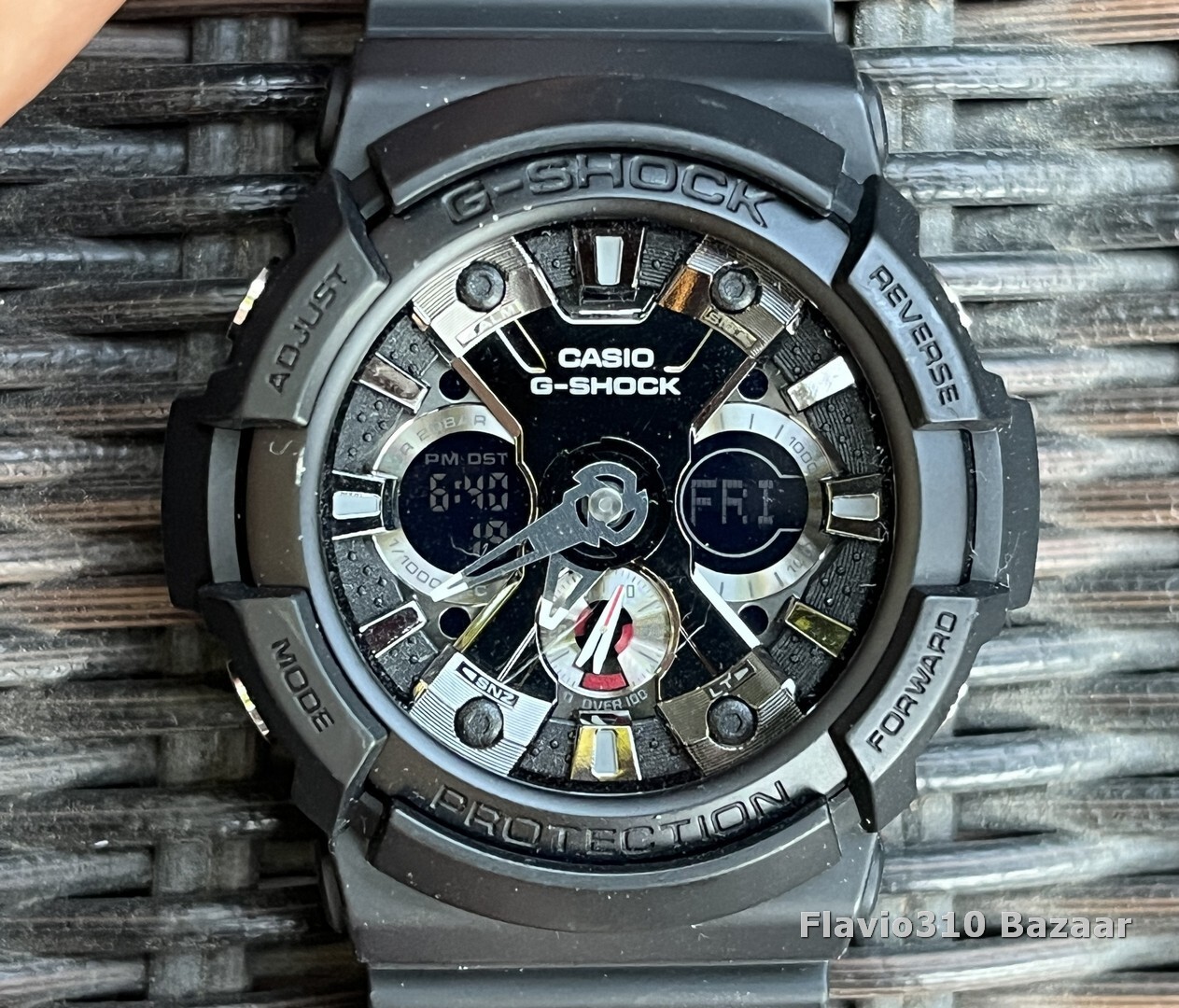 Casio G-SHOCK GA-201 (5229) Analog & Digital 52mm Wristwatch – New Battery