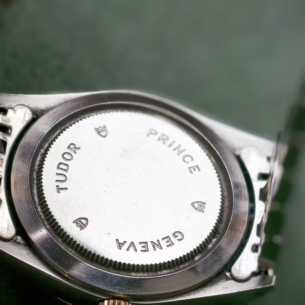 Tudor Sliver 10-Diam Linen Dial 76213 Prince Date Men’s Watch Automatic 36mm