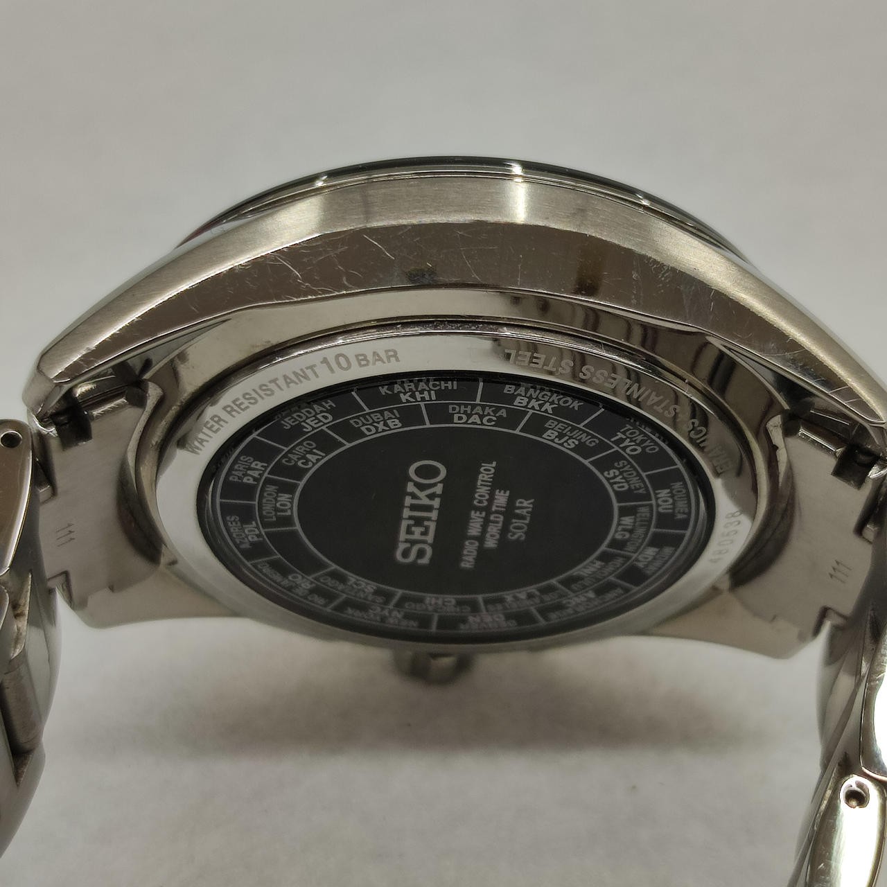 Brightz solar radio controlled watch model number 8B54 0BC0 SEIKO
