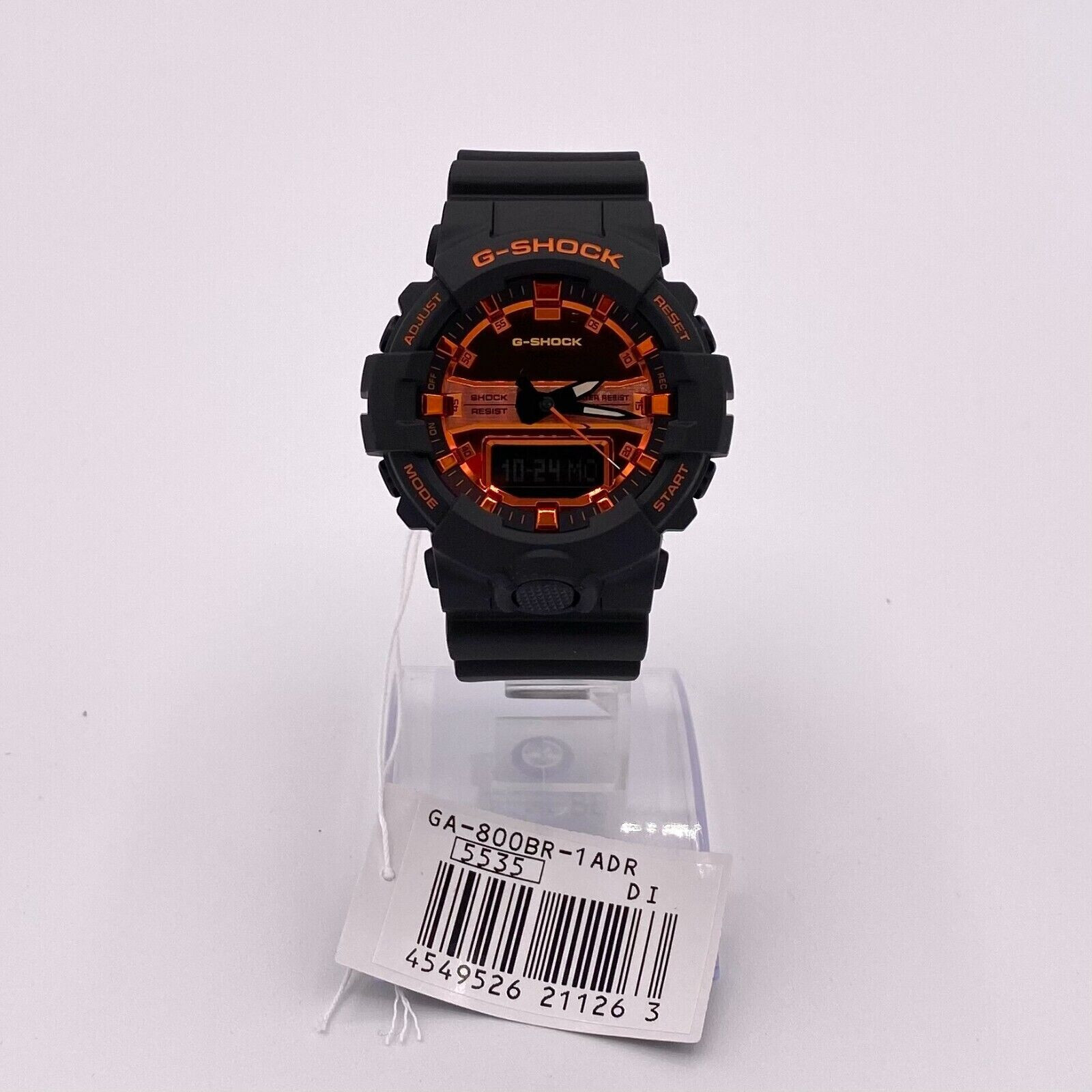 CASIO G-SHOCK GA-800BR-1ADR Digital Analog Rubber Men’s Watch