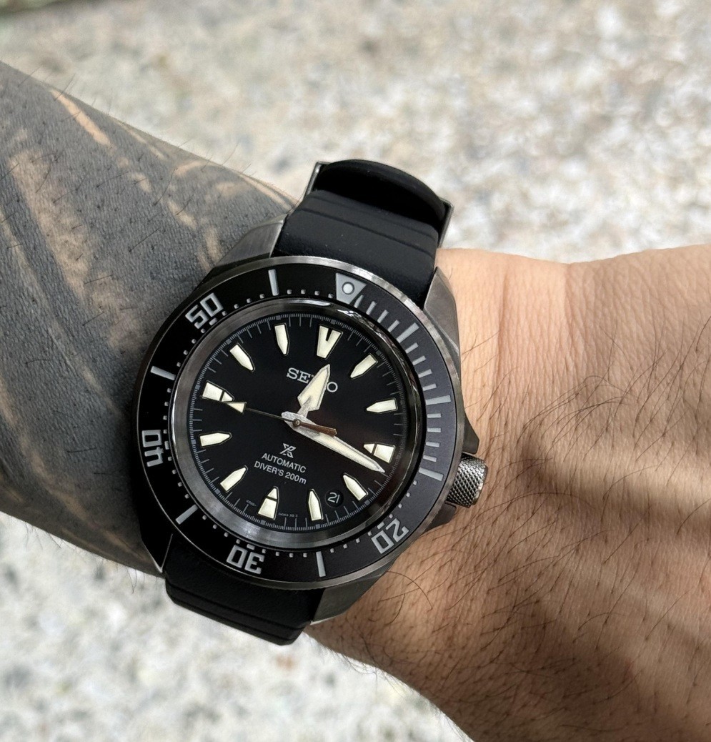 Seiko Prospex SRPL15K1 Samurai ‘Shog-Urai’ Black Automatic Silicone Men’s Watch