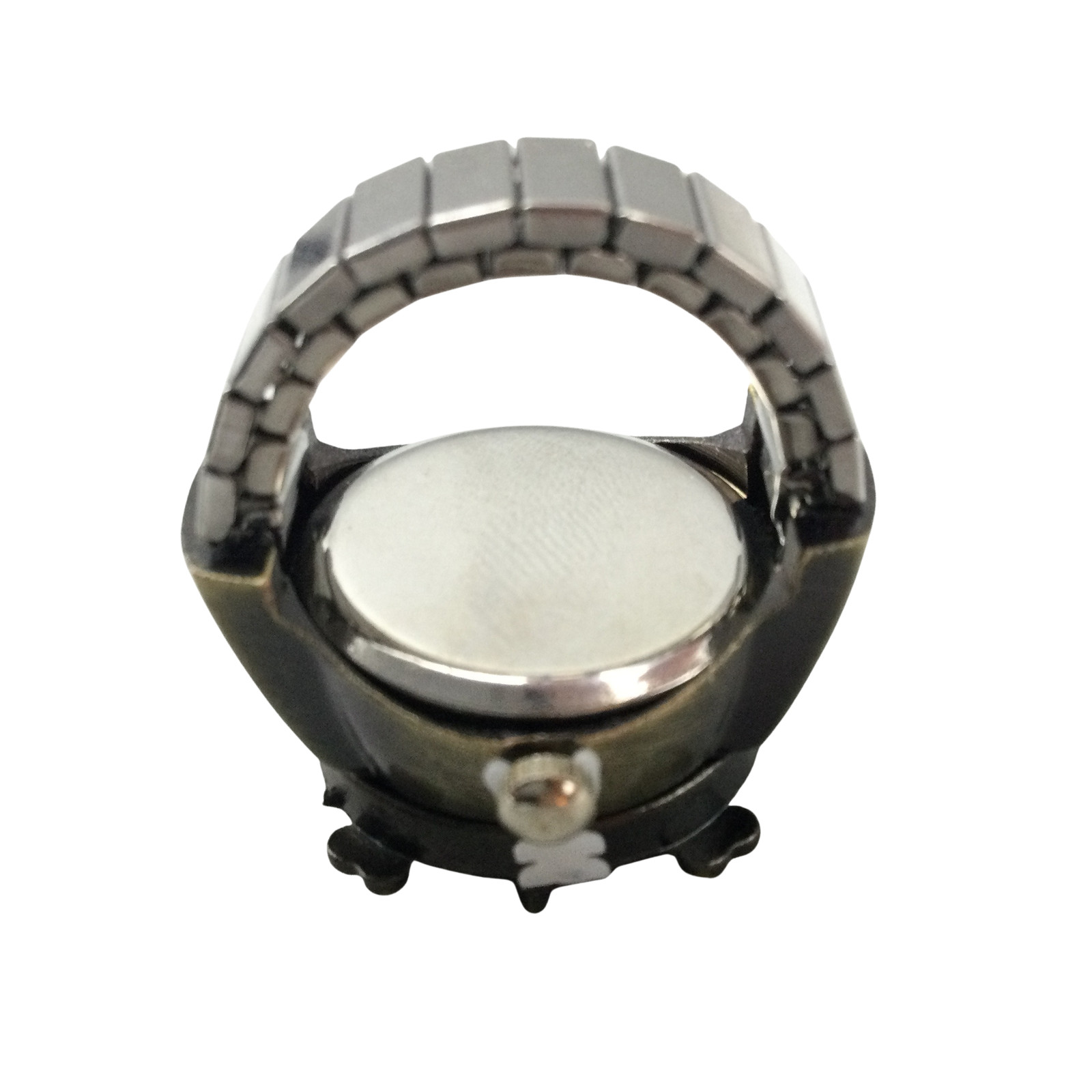 New Hidden Dial Ring Watch Anime Skull Pirate Straw Hat GOMIA Stretch Band