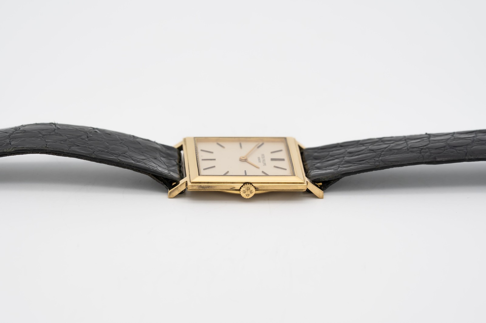 Patek Philippe Gondolo Silver Dial on Leather 3490