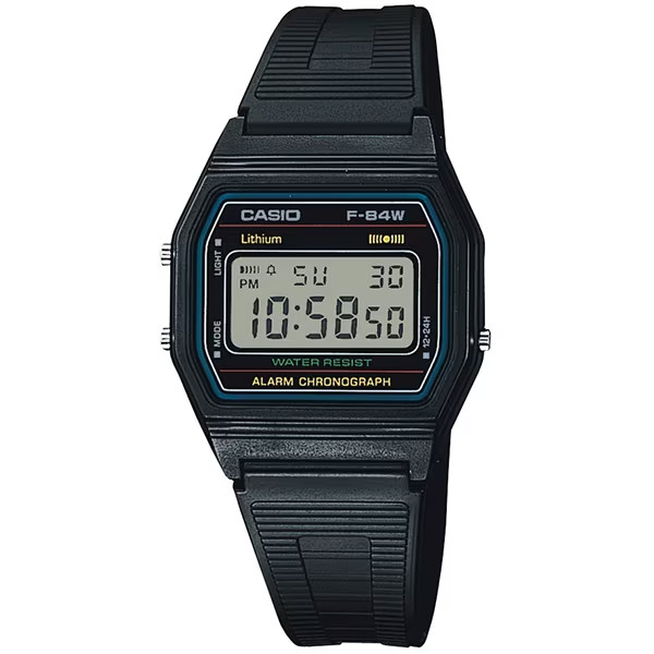 CASIO F-84W-1QJH JDM Model Classic Digital Watch Water-resistant LED Lights