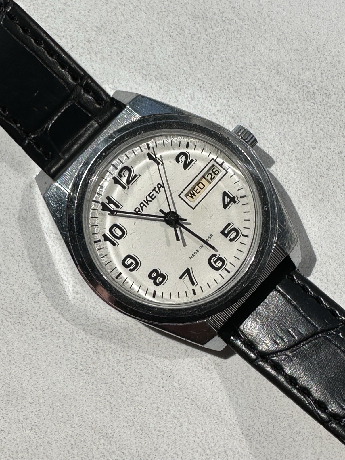 Vintage Soviet men’s mechanical watch RAKETA “Rolex” Cal 2628 H. USSR.