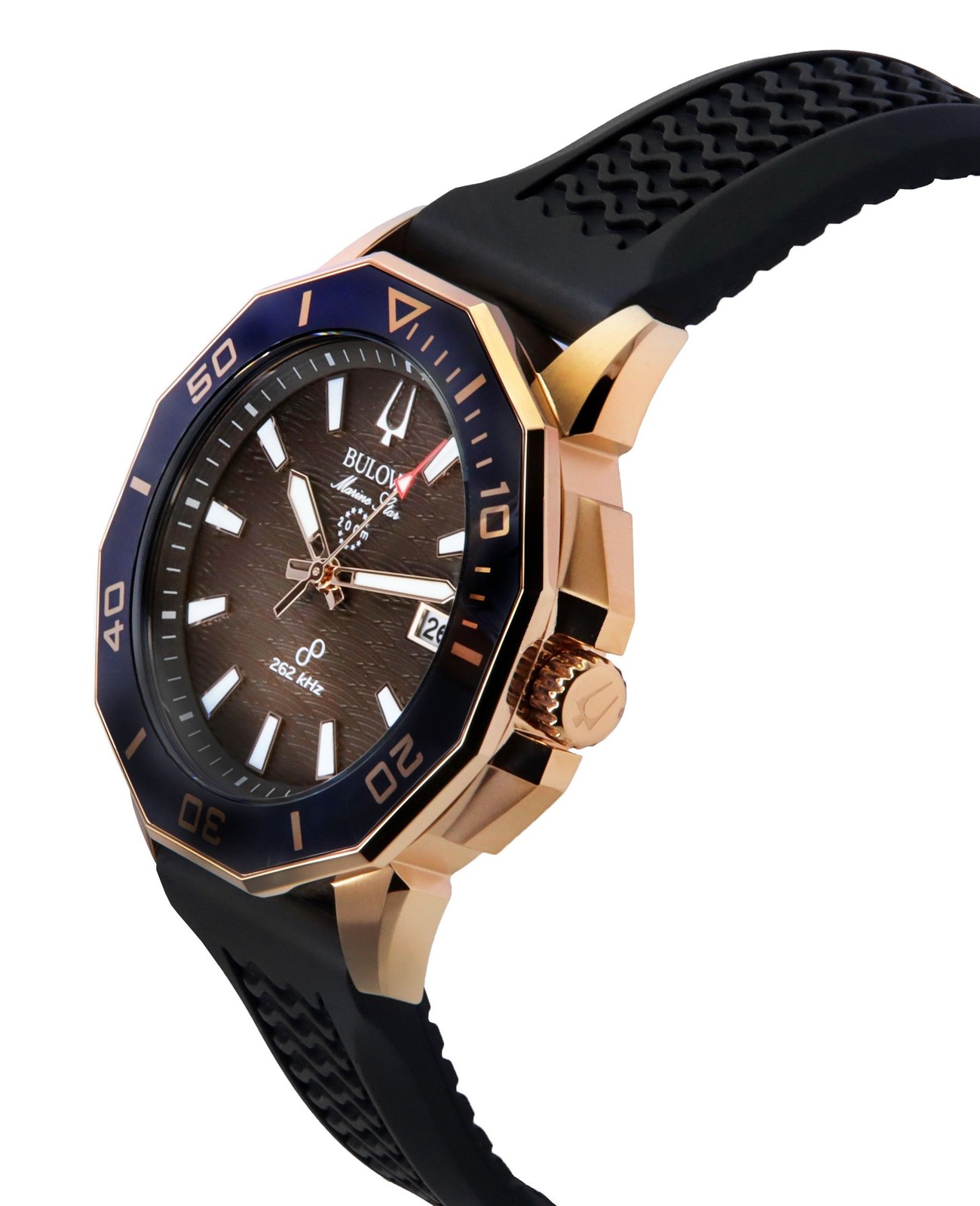Bulova Marine Star Brown Dial Precisionist Quartz Diver’s Men’s Watch 98B421