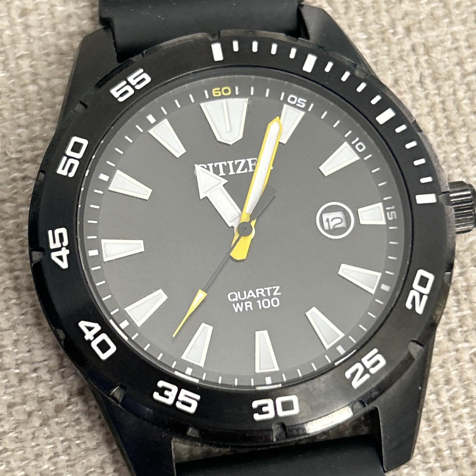 Citizen Men’s Classic Black Stainless Steel Watch