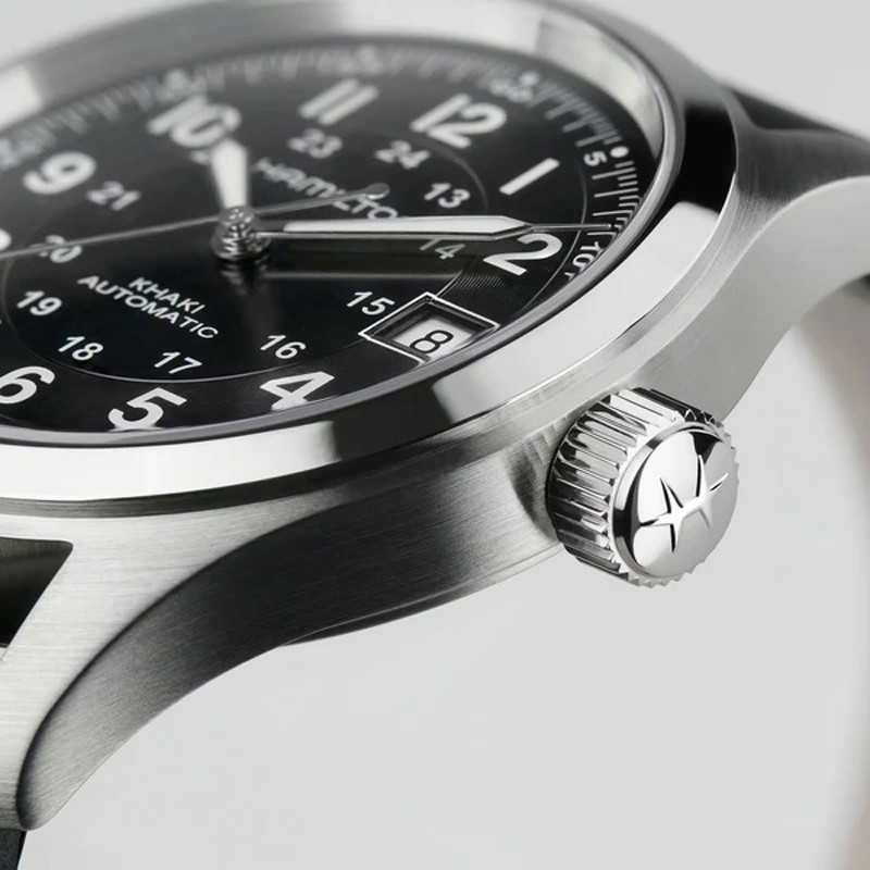 Hamilton Khaki Field Auto 38mm Black Dial Men’s Watch H70455733