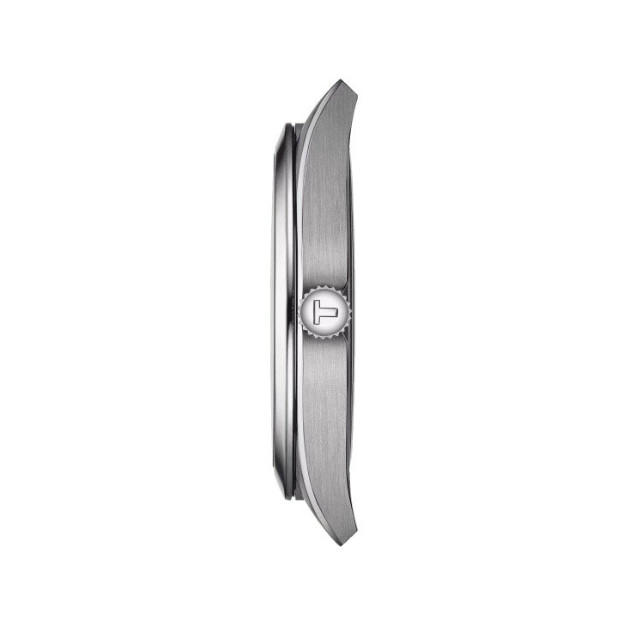 Tissot Gentleman Quartz Titanium Grey Dial Grey Strap Gent Watch T1274104408100