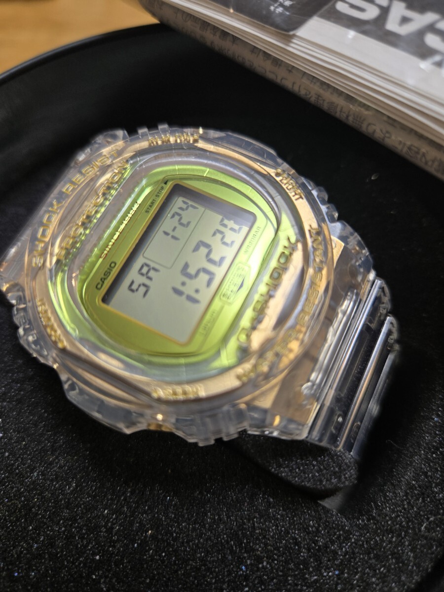 Immediate decision! Discontinued 35th Anniversary DW-5735E-7JR Glacier Gold