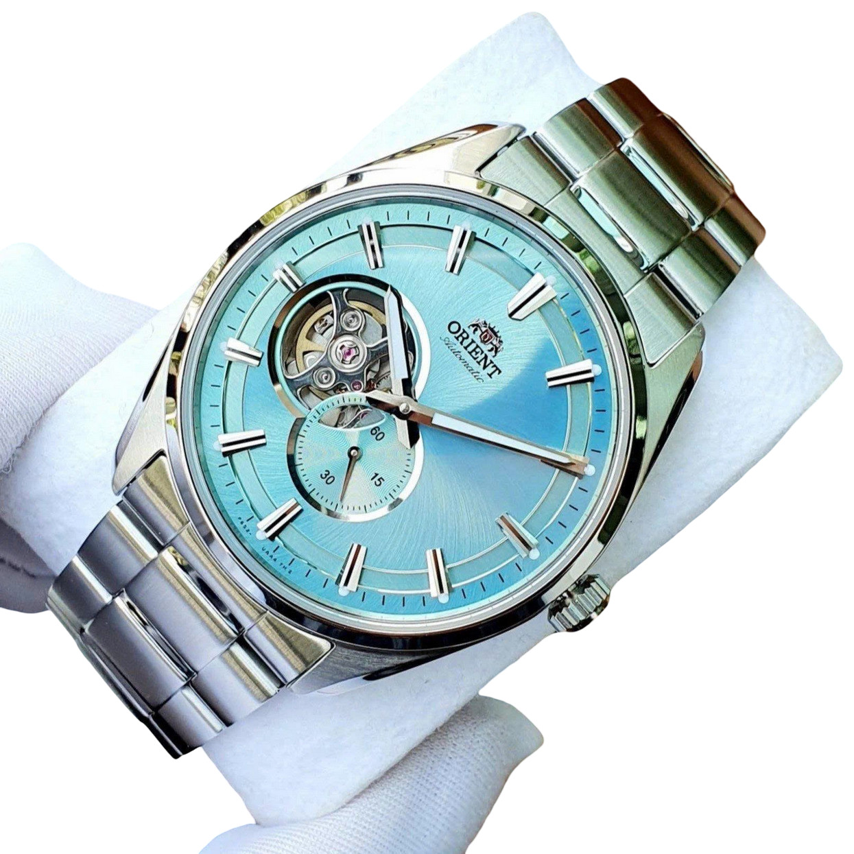Orient Automatic Sapphire Crystal Blue Dial Stainless RN-AR0009L Men’s Watch