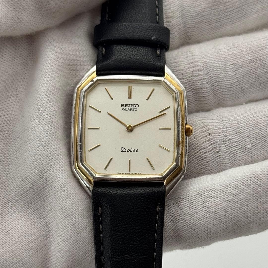 NEW battery Seiko Dolce 6020-5930 Quartz Watch JDM 1970s Rare Vintage