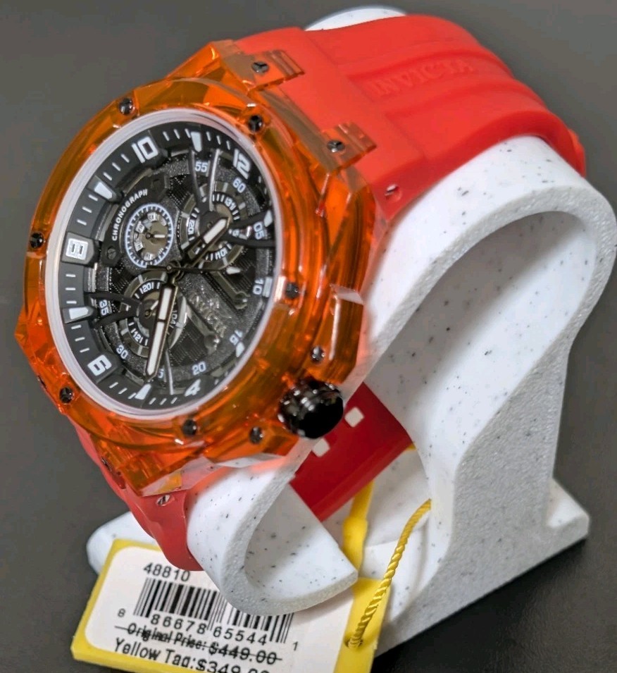 ​Invicta Racing 46mm Men’s Quartz Watch (Model 48810)