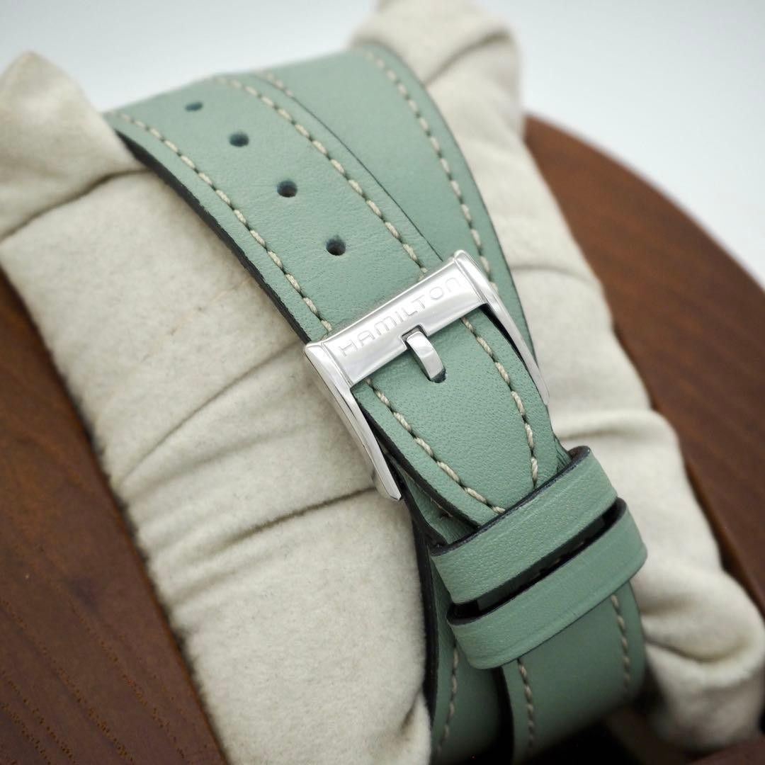 Hamilton Ardmore American Classic Watch 19mm 16.3cm Green Band