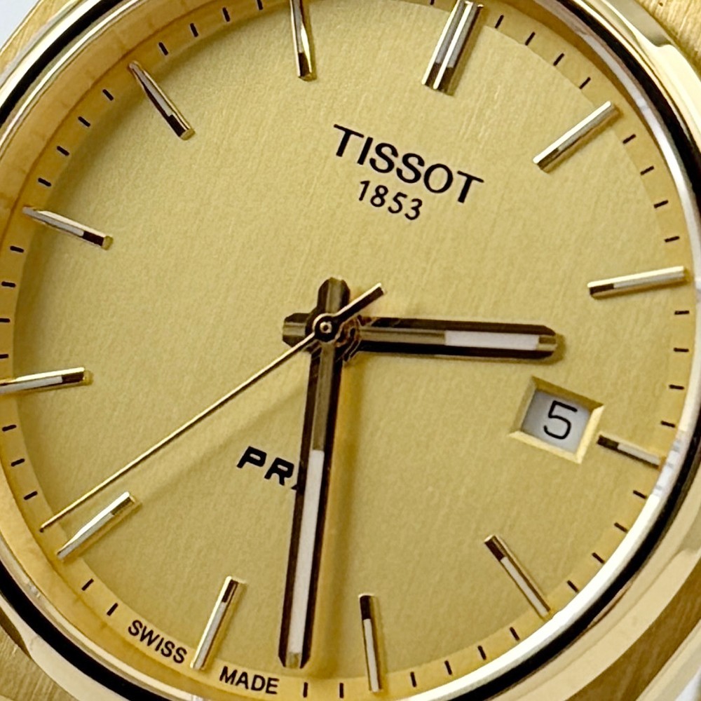 Tissot PRX 40mm Men’s Quartz Champagne Dial Stainless Watch T137.410.33.021.00