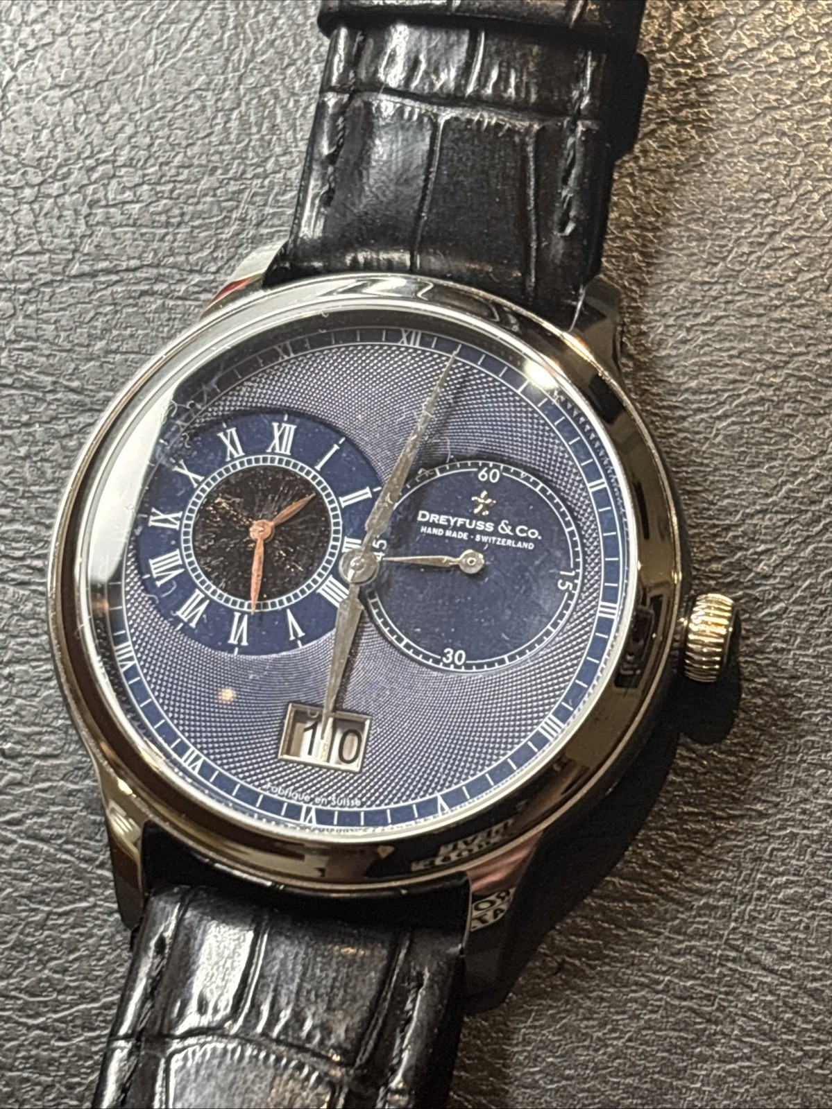 Gents Stainless Steel Dreyfus and Co Quartz Seafarer Watch with Date Working