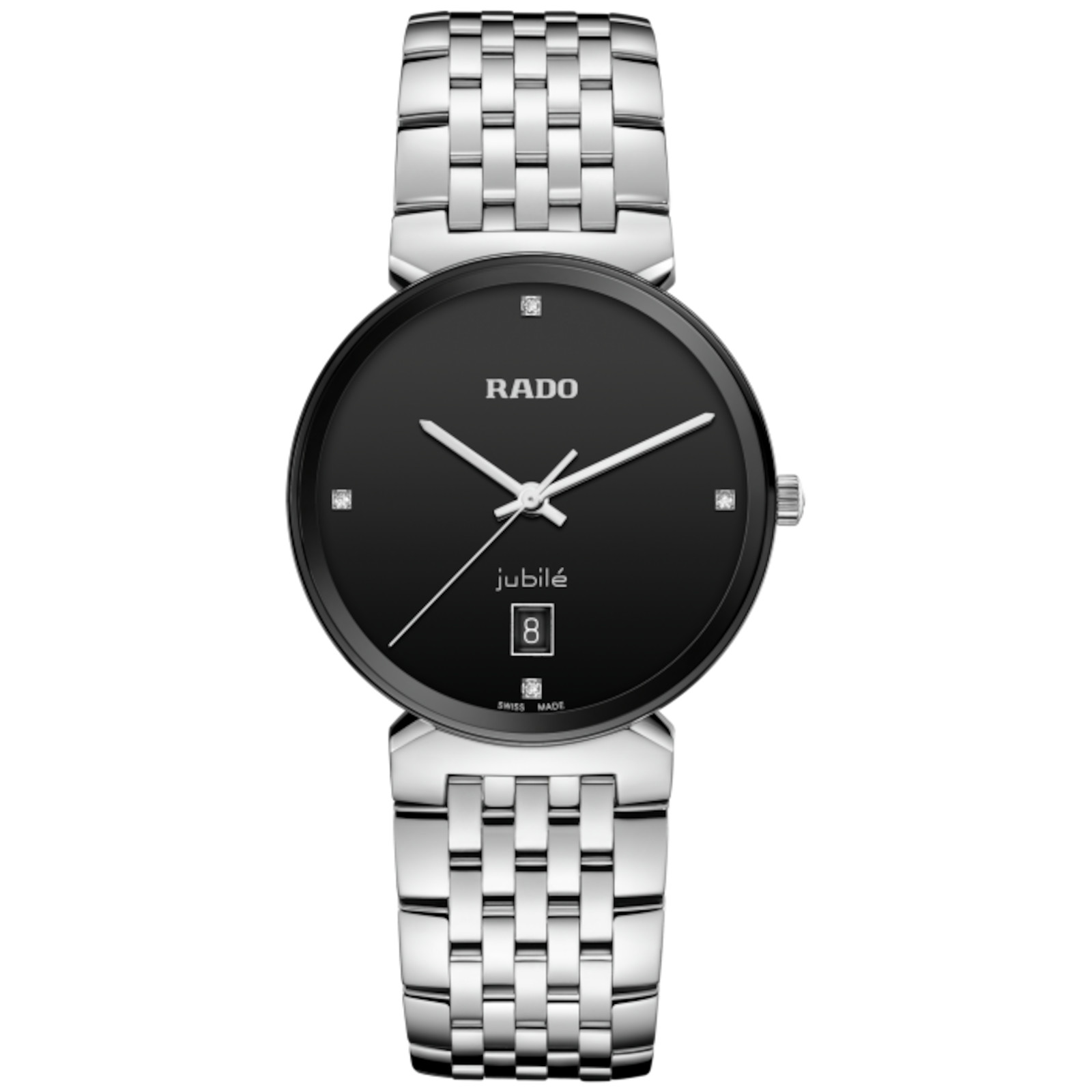 Rado Florence Classic Diamonds Stainless Steel Black Dial Men’s Watch R48912713