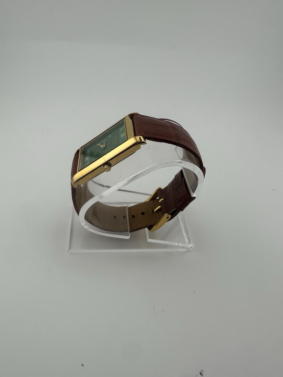GREEN Vintage Seiko Slim Quartz men’s Wrist Watch
