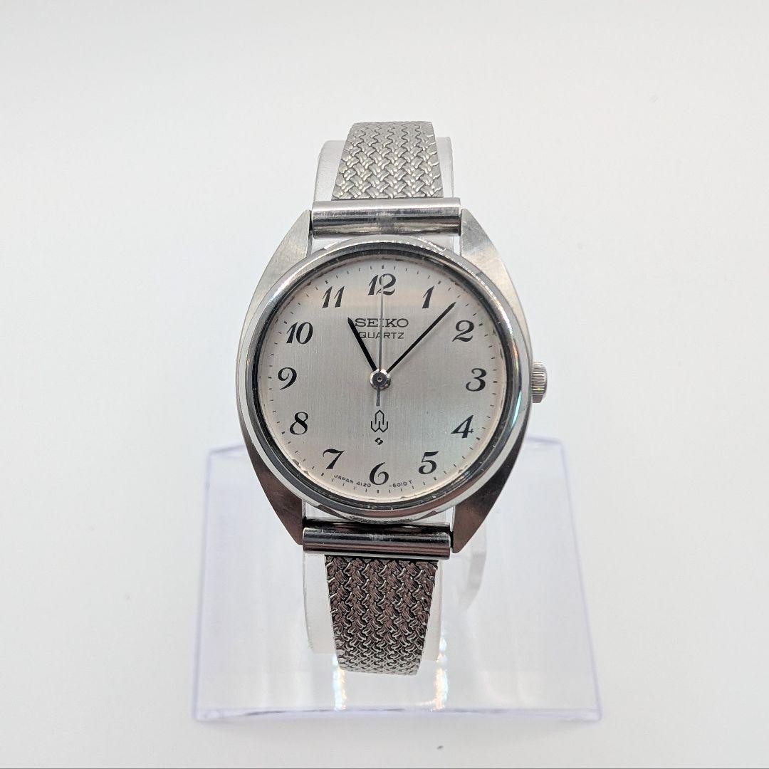 SEIKO Quartz 4120-6010T Vintage Watch Used Working
