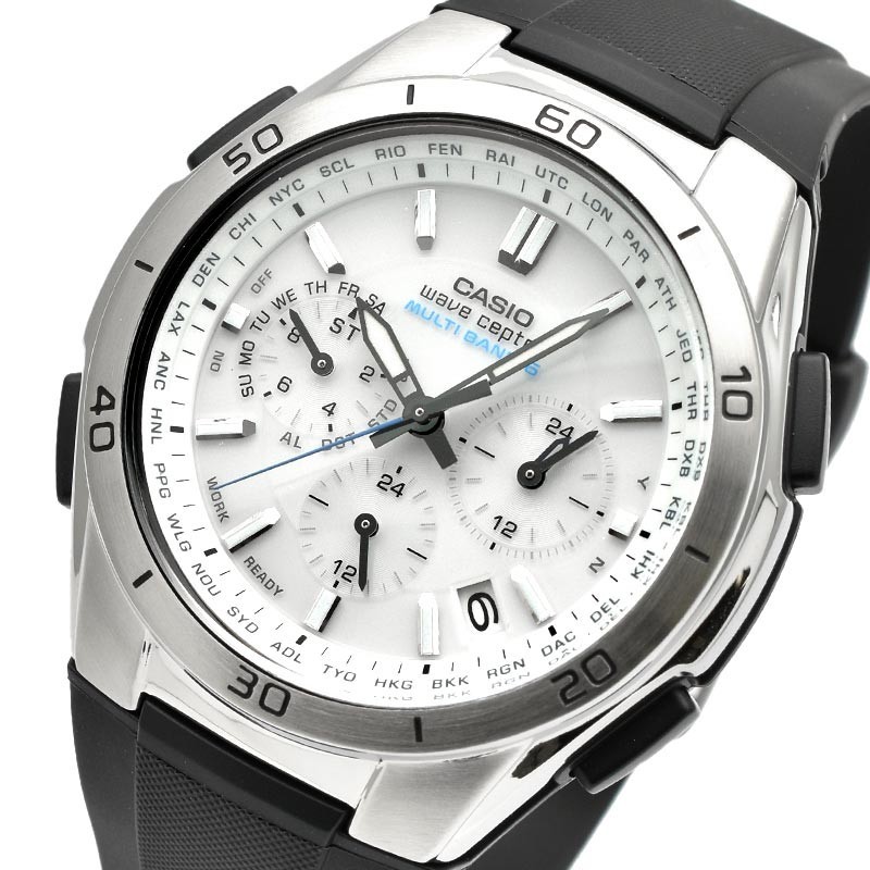 CASIO WAVE CEPTOR WVQ-M410-7AJF White Solar Radio Controlled Men’s Watch Genuine