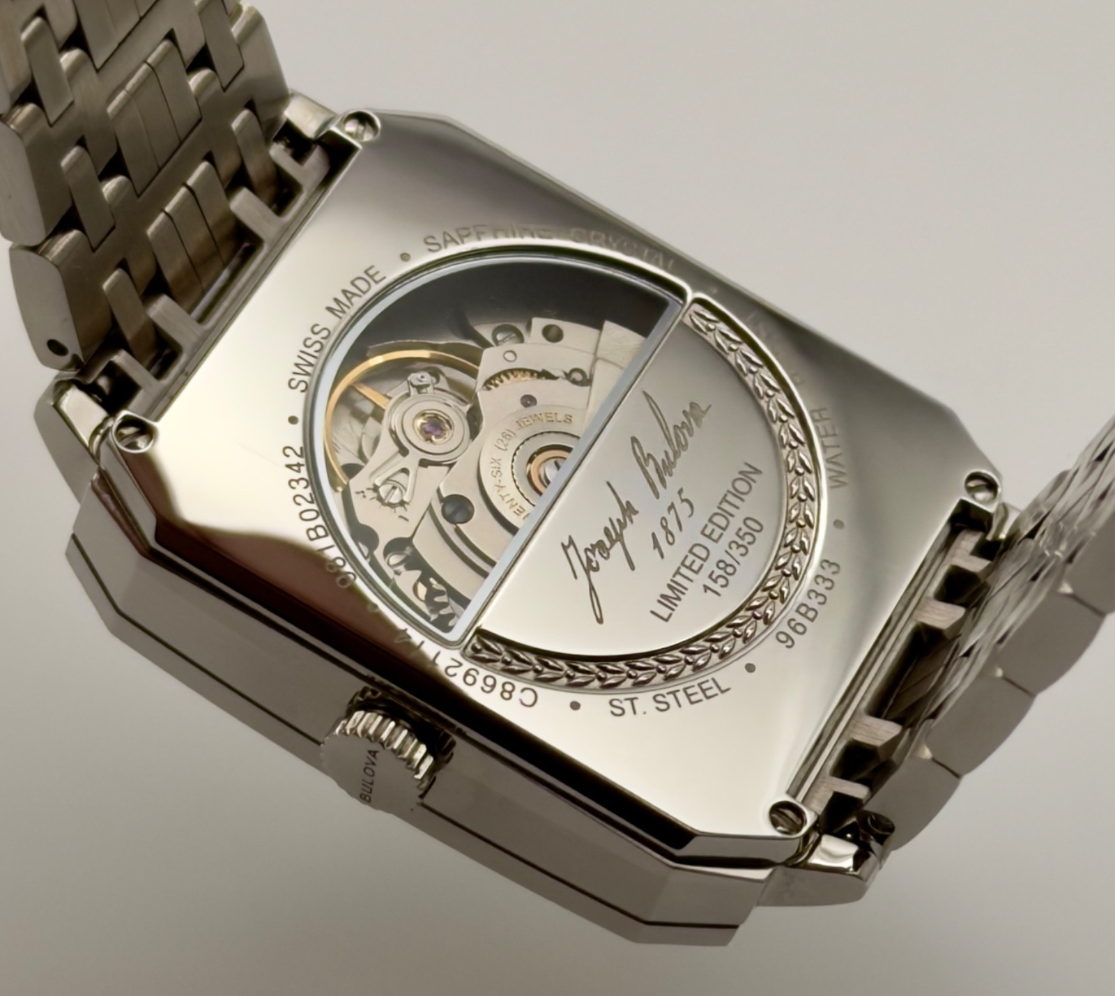 Bulova Brenton 1875 Automatic Limited Edition Mens 96B333