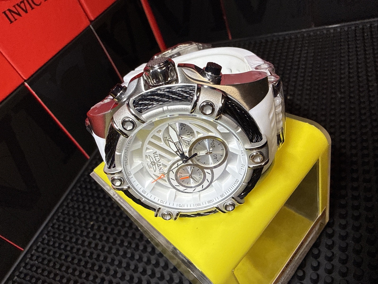 Invicta Bolt Girdex 52mm White Dial 50601