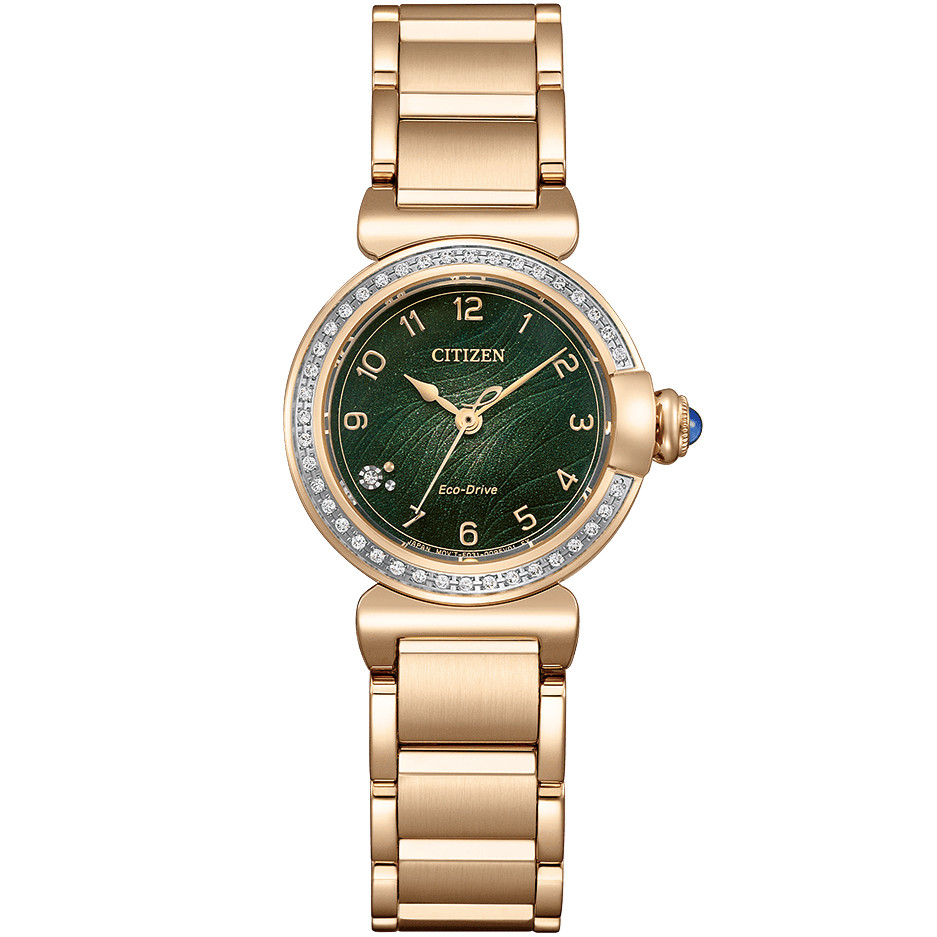 Citizen L EM1123-62X Quartz Green Dial 26 mm Watch