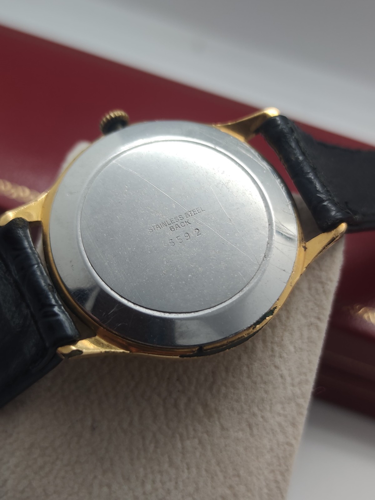 1950s Watch Roamer Manual Wind Style Military Gold Plated Swiss Made For Mens