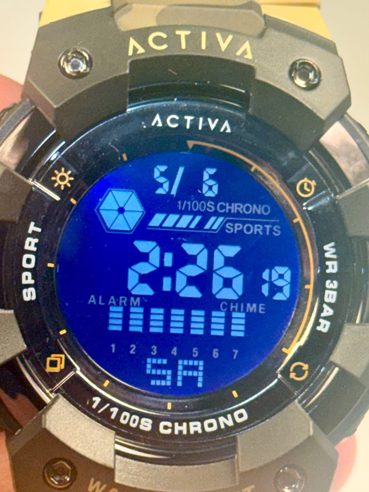 Activa Armour x Invicta Mens Digital Watch 50mm Camo Khaki New ACW8050MC-001 NEW
