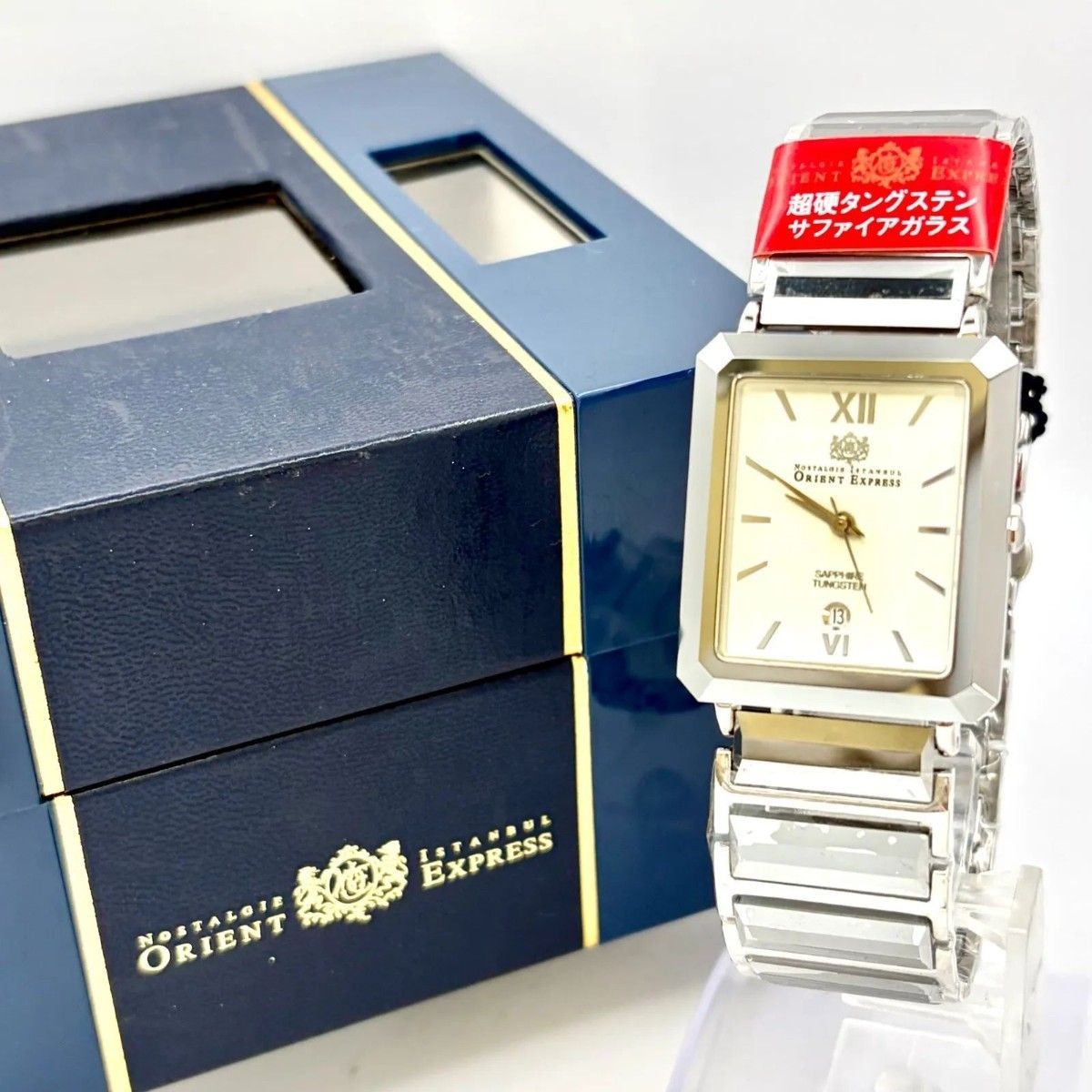 New Battery ORIENT EXPRESS Tungsten Men’s Watch Octagon OE8033