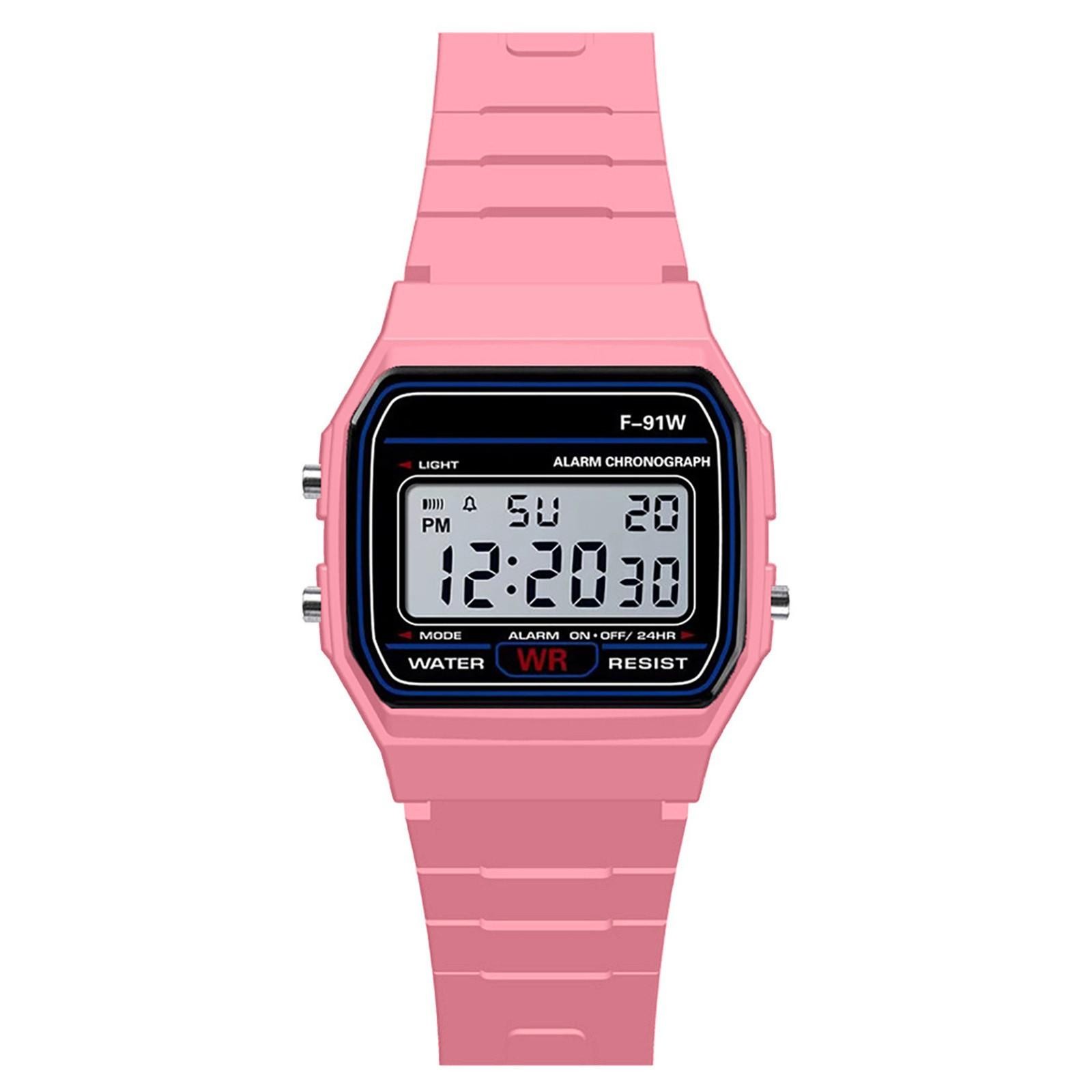 F 91W Classic Digital Resin Strap Watch Stopwatch Chronograph Sport Unisex Men