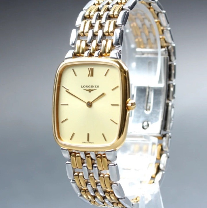 [N MINT] Longines Grand Classic L5.637.3 28mm Gold Dial Quartz Men’s Watch