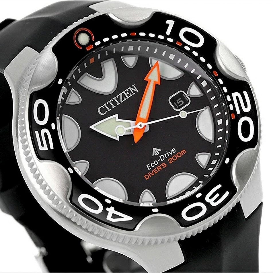 CITIZEN PROMASTER MARINE BN0230-04E Eco-Drive Diver’s Watch 200m Orca Black