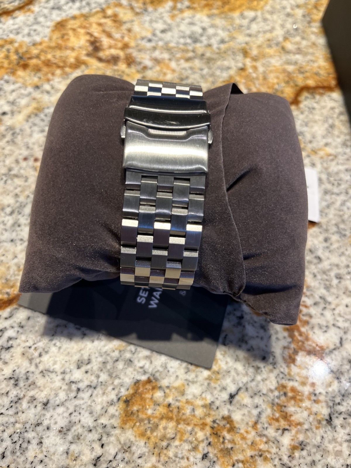 Bulova Marine Star Automatic Silver Dial Thick Stainless Steel Band Mens Watch