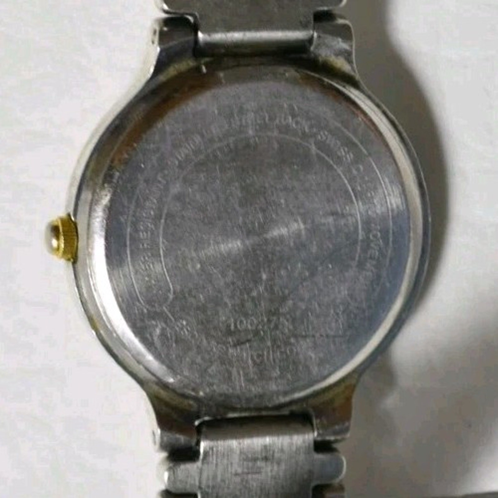 ESQ Swiss ESQUIRE – E5143 Quartz Watch- 26 mm-White-Silver Tone Bracelet