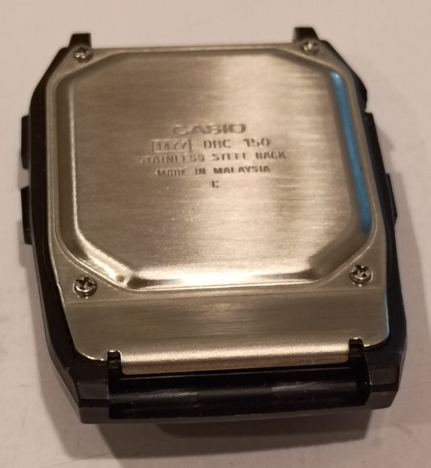 Vintage Casio Data Bank 150 Calculator Watch DBC-150 (1477) Watch Face No Straps